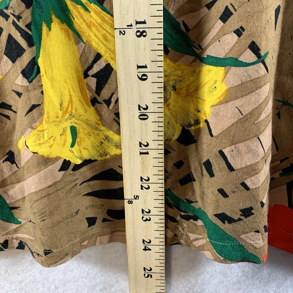 VTG Women 2 pc Set Tank Shorts Sz S Tropical Island Tiki Party Hawaiian Resort‎ - Picture 15 of 16